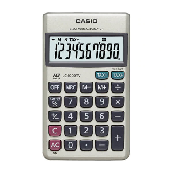 calculadora de bolsillo casio lc-1000